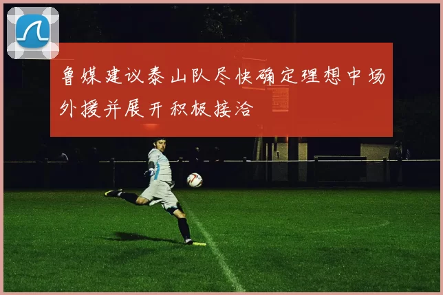 鲁媒建议泰山队尽快确定理想中场外援并展开积极接洽